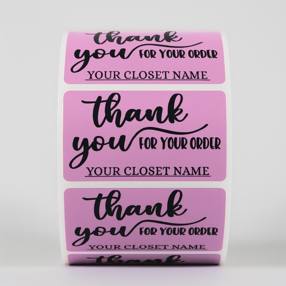 100 Stickers with Name Personalization 2in NWT | packaging supplies - Picture 3 of 6